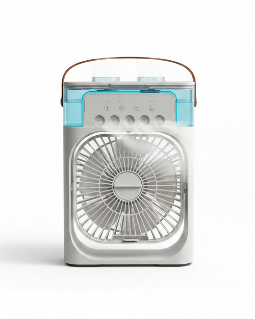 AirFlow 3-in-1 Portable Air Cooler – Mini USB Fan & Humidifier