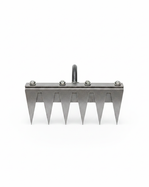 Heavy-Duty Steel Weeding Rake for Garden Maintenance