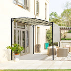 Solarias Pergola tonnelle de jardin avec auvent réglable acier polyester haute densité crème
