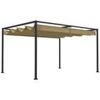Solarias Pergola, Protection Solaire Robuste pour Jardin, Balcon, Terrasse, en Métal et Matériau Plastique, Résistant aux UV