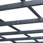 Solarias Pergola autoportante Style Contemporain - Toit terrasse à décorer - dim. 3L x 3l x 2,3H m - métal époxy anticorrosi