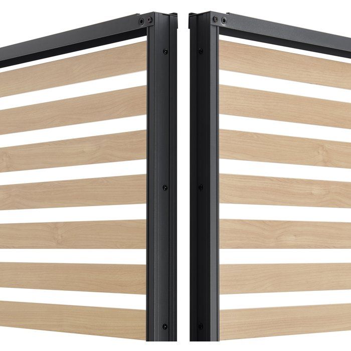 Solarias Persienne pour pergola - Aluminium - Gris et naturel - 229 x 93 cm