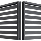 Solarias Persienne pour pergola - Aluminium - Gris - 229 x 93 cm