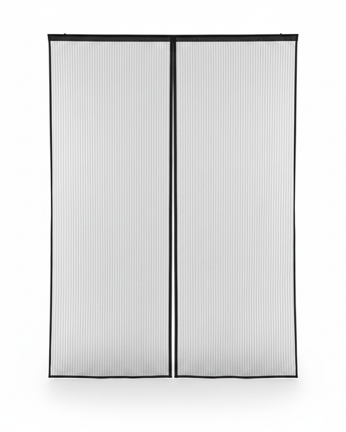 Magnetic Mesh Door Screen, Hands-Free Insect Protection