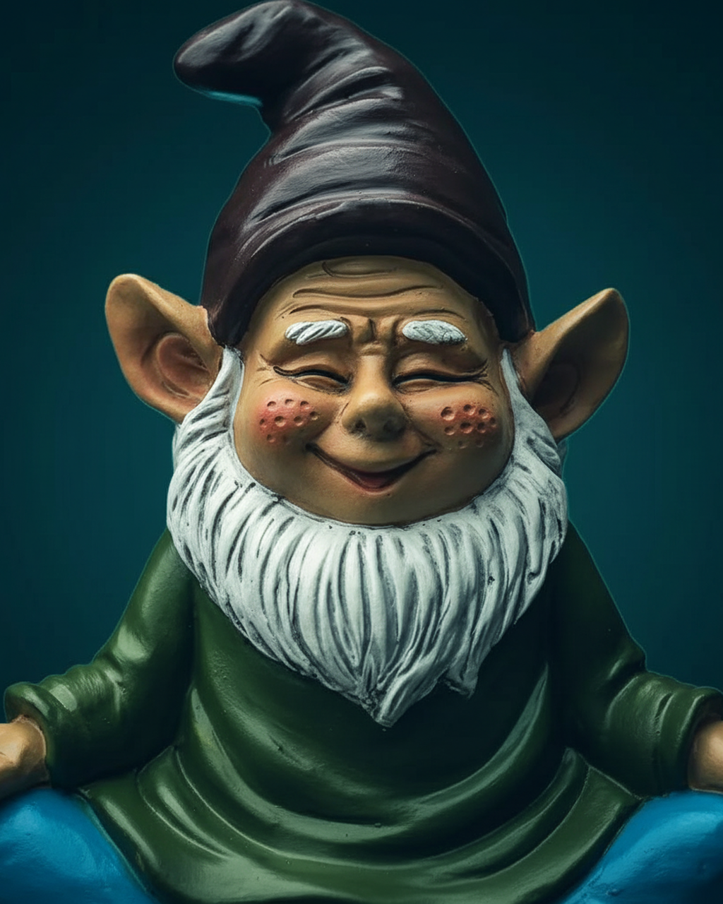 smiling-meditating-garden-gnome-in-resin