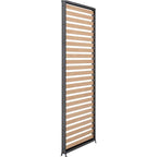 Solarias Persienne pour pergola - Aluminium - Gris et naturel - 229 x 93 cm