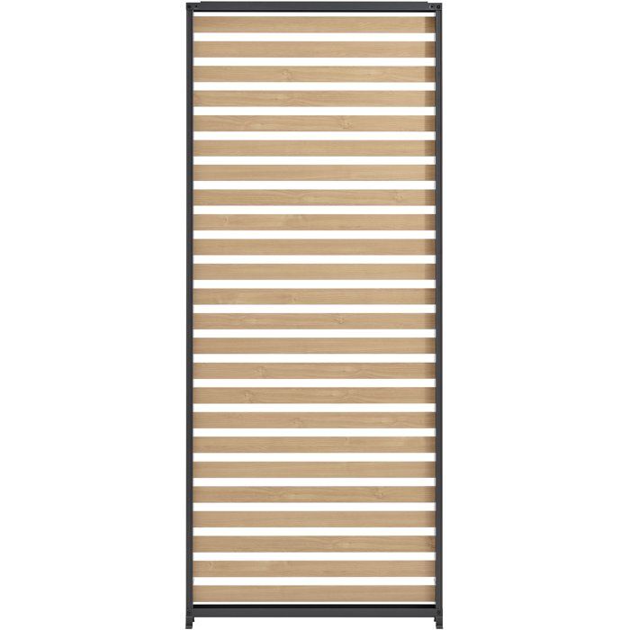 Solarias Persienne pour pergola - Aluminium - Gris et naturel - 229 x 93 cm