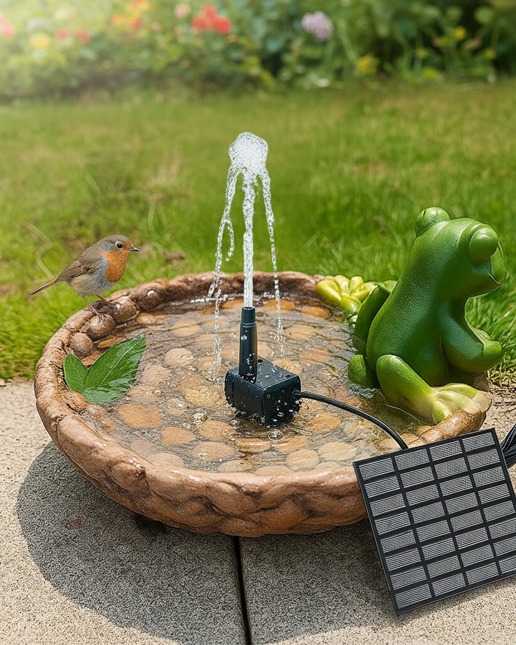 solar-floating-fountain-for-garden-ponds-and-birdbaths