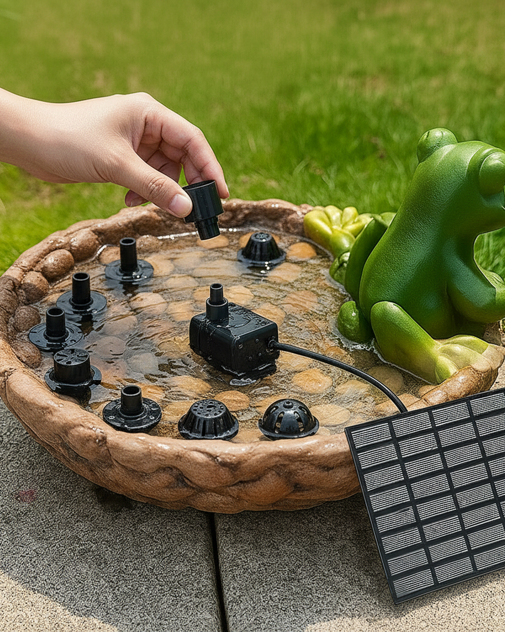 solar-floating-fountain-for-garden-ponds-and-birdbaths