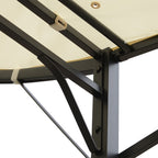 Solarias Pergola tonnelle de jardin avec auvent réglable acier polyester haute densité crème