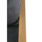 Solarias Salon de jardin d'angle - Aluminium effet bois - PUERTOCOR - 5 personnes + table basse